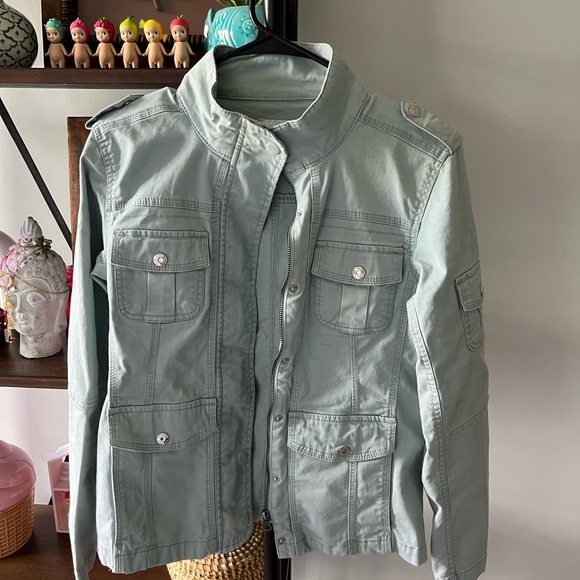 Kensie Jackets & Blazers - Kensie Light blue utility Jacket
